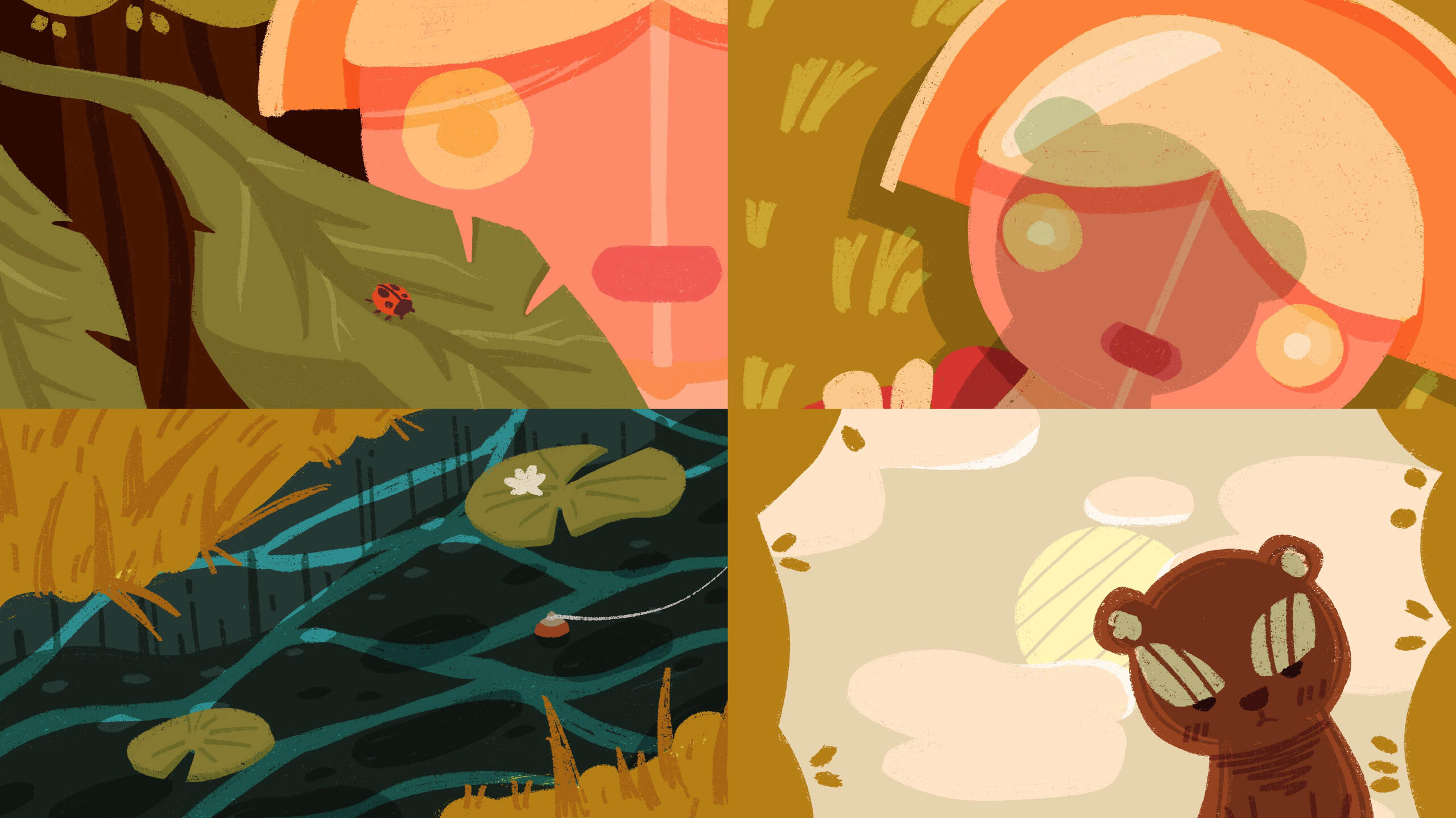 Pally's Human Day: Animation Frames